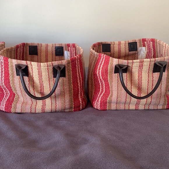 Dash & Albert, Garnet Hill woven storage baskets - Picture 15 of 17